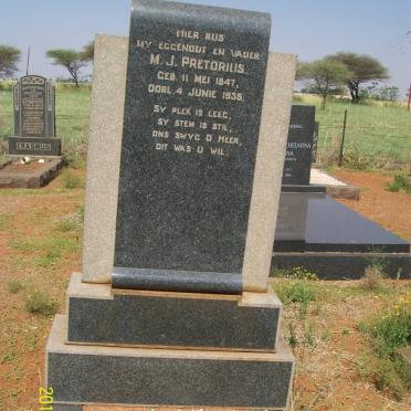 PRETORIUS M.J. 1847-1935