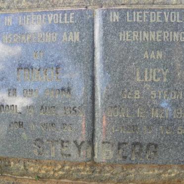 STEYNBERG Frikkie -1953 &amp; Lucy STROH -1967