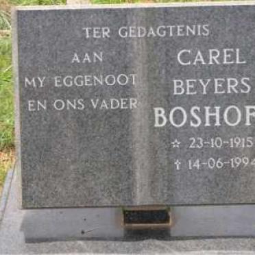 BOSHOFF Carel Beyers 1915-1994
