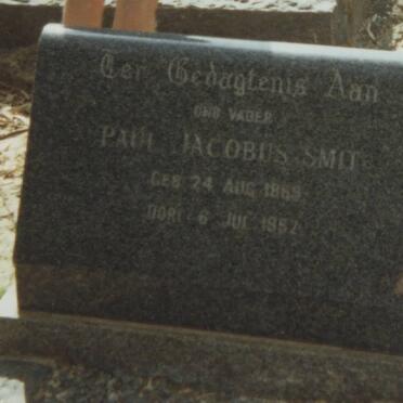 SMIT Paul Jacobus 1869-1957