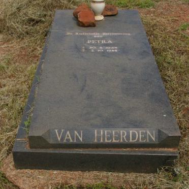 HEERDEN Petra, van 1944-1988