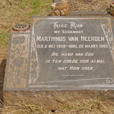 HEERDEN Marthinus, van 1908-1963