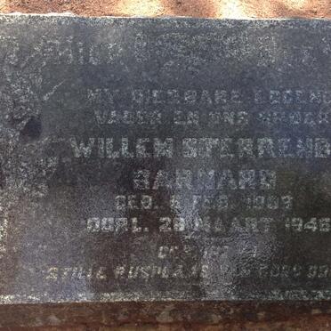 BARNARD Willem Sterrenberg 1883-1946