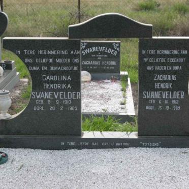 SWANEVELDER Zacharias Hendrik 1912-1969 &amp; Carolina Hendrika 1910-1985