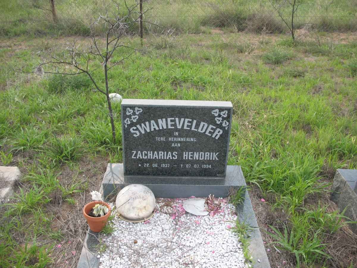 SWANEVELDER Zacharias Hendrik 1937-1994