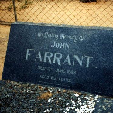 FARRANT John -1969