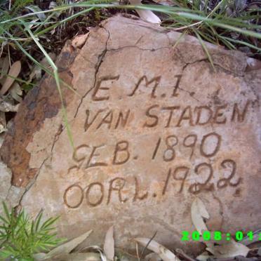 STADEN E.M.I., van  1890-1922