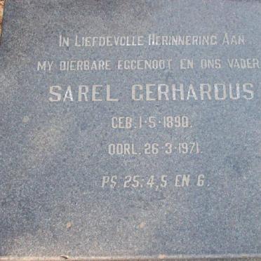 SWANEPOEL Sarel Gerhardus 1890-1971