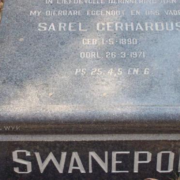 SWANEPOEL Sarel Gerhardus 1890-1971