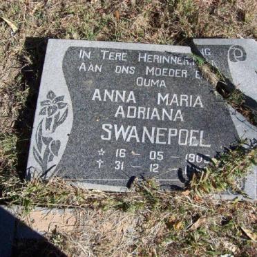 SWANEPOEL Anna Maria Adriana nee KRUGER 1905-19??