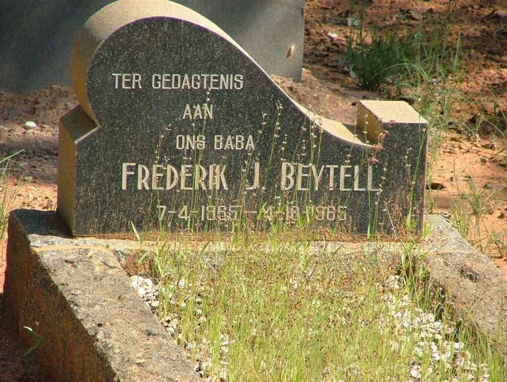 BEYTELL Frederik J. 1865-1965