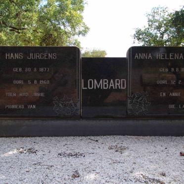 LOMBARD Hans Jurgens 1877-1960 &amp;  Anna Helena Martha 1888-1963 ::  LOMBARD Annie