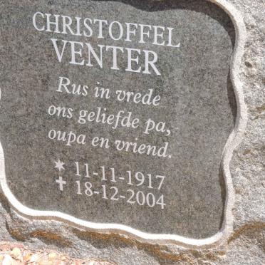 VENTER Christoffel 1917-2004