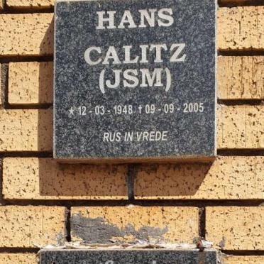 CALITZ J.S.M. 1948-2005