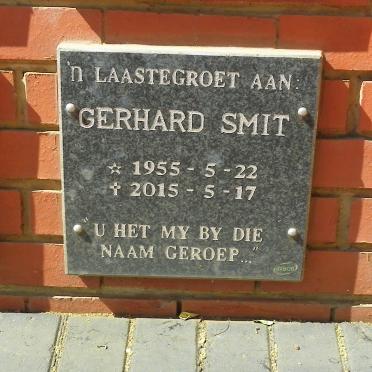 SMIT Gerhard 1955-2015