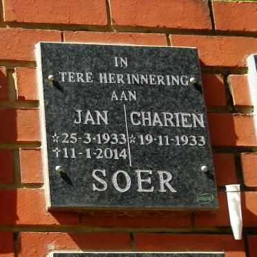 SOER Jan 1933-2014 &amp; Charien 1933-