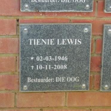 LEWIS Tienie 1946-2008