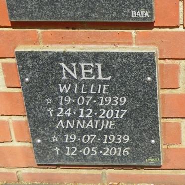 NEL Willie 1939-2017 &amp; Annatjie 1939-2016