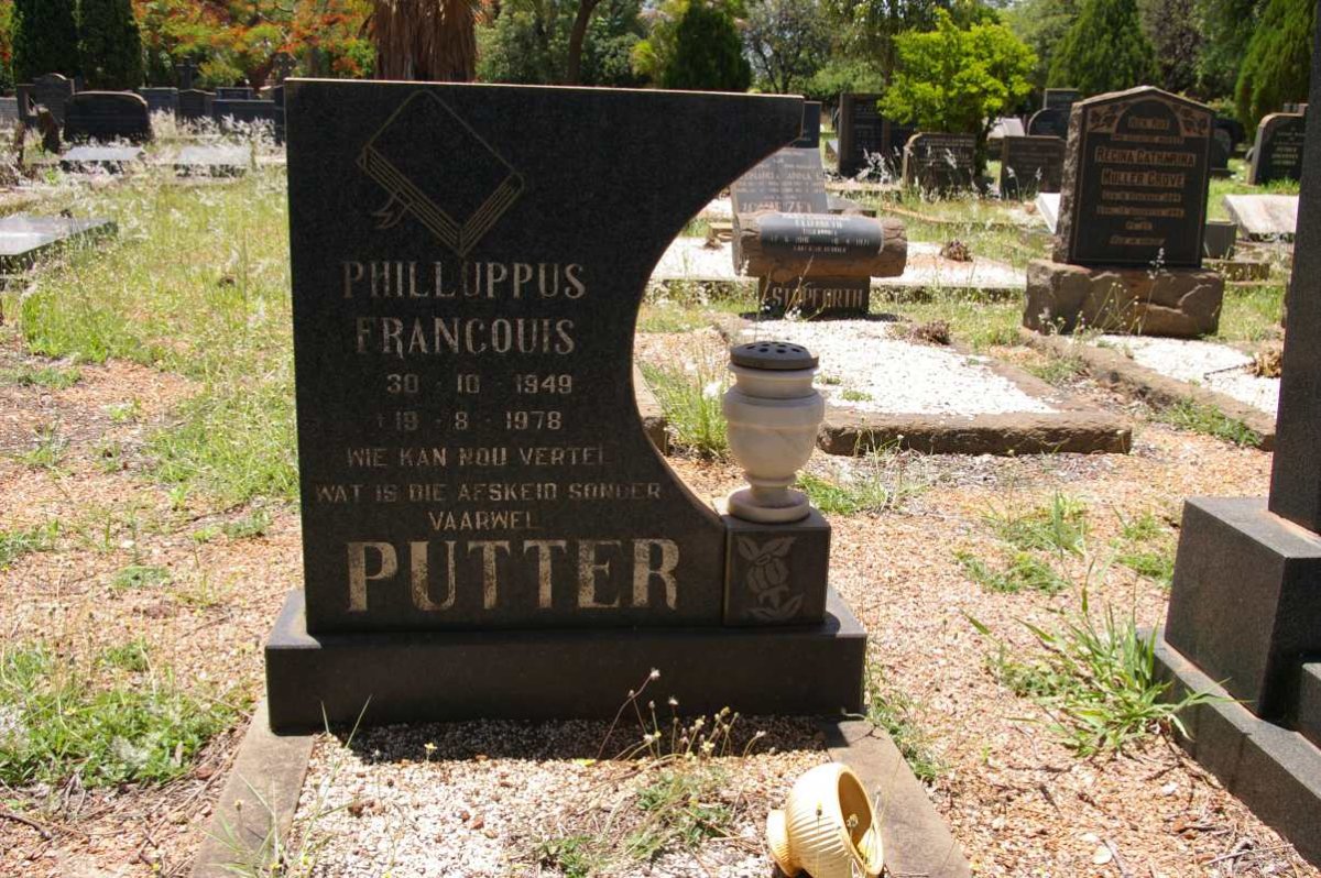 PUTTER Philluppus Francouis 1949-1978