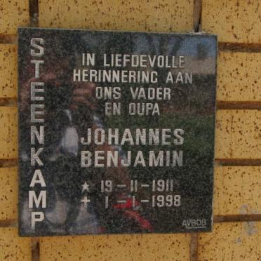 STEENKAMP Johannes Benjamin 1911-1998