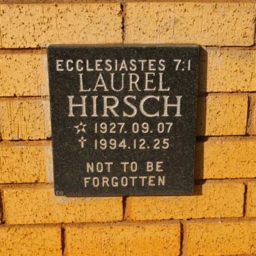 HIRSCH Laurel 1927-1994