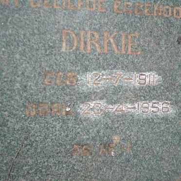 ? Dirkie 1911-1956