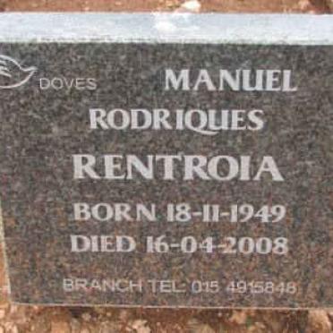 RENTROIA Manuel Rodriques 1949-2008