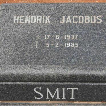 SMIT Hendrik Jacobus 1937-1985