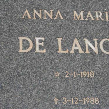 LANGE Anna Maria, de 1918-1988