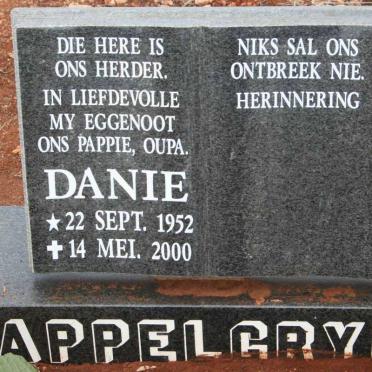 APPELGRYN Danie 1952-2000