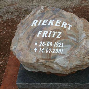 RIEKERT Fritz 1921-2001