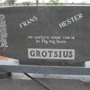 GROTSIUS Frans &amp; Hester