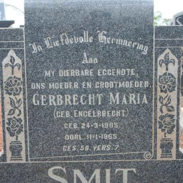 SMIT Gerbrecht Maria nee ENGELBRECHT 1905-1965