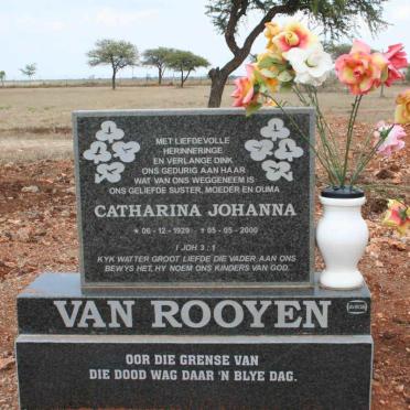 ROOYEN Catharina Johanna, van 1929-2000