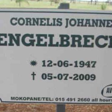 ENGELBRECHT Cornelis Johannes 1947-2009