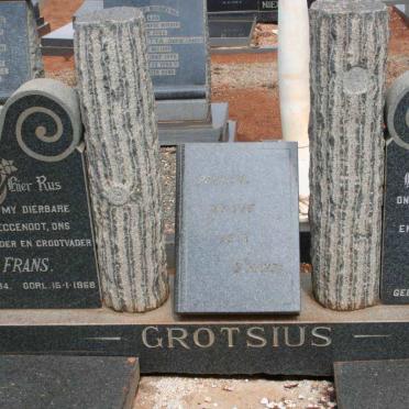 GROTSIUS Frans 1894-1968 &amp; Fredricka Marthina BOUWER 1895-19?