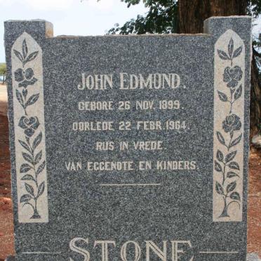 STONE John Edmund 1899-1964