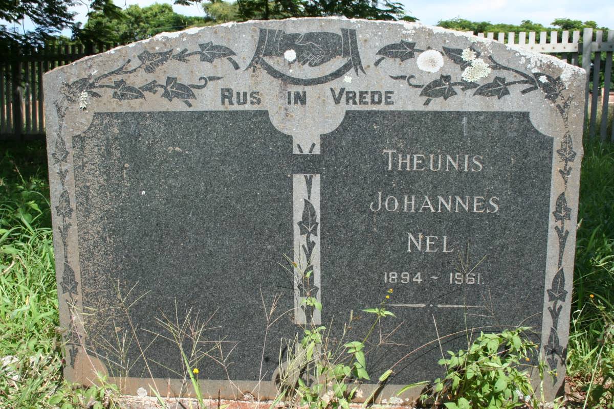 NEL Theunis Johannes 1894-1961