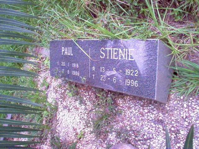 VORSTER Paul 1918-1986 &amp; Stienie 1922-1996