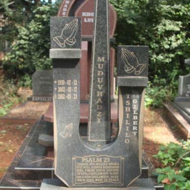 MUDUVHADZI Tshililo Egbert 1939-2002