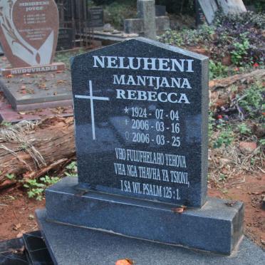 NELUHENI Mantjana Rebecca 1924-2006