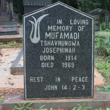 MUFAMADI Tshavungwa Josephinah 1914-1969