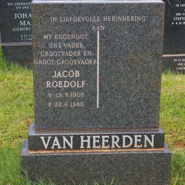 HEERDEN Jacob Roedolf, van 1908-1988