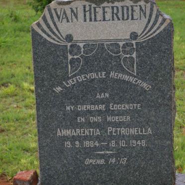 HEERDEN Ammarentia Petronella, van 1884-1948