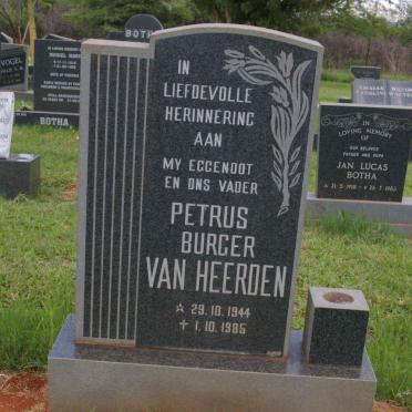 HEERDEN Petrus Burger, van 1944-1985