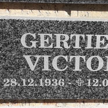 VICTOR Gertrien 1936-2018