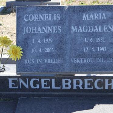 ENGELBRECHT Cornelis Johannes 1929-2003 &amp; Maria Magdalena 1931-1992