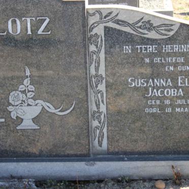 LOTZ Susanna Elizabeth Jacoba 1906-1994