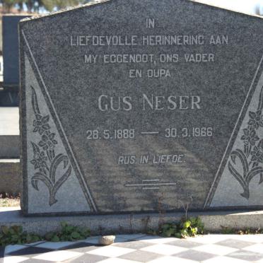 NESER Gus 1888-1966