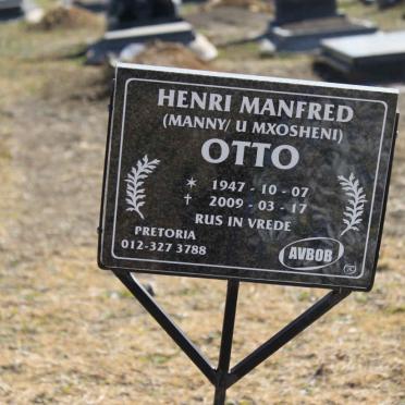 OTTO Henri Manfred 1947-2009